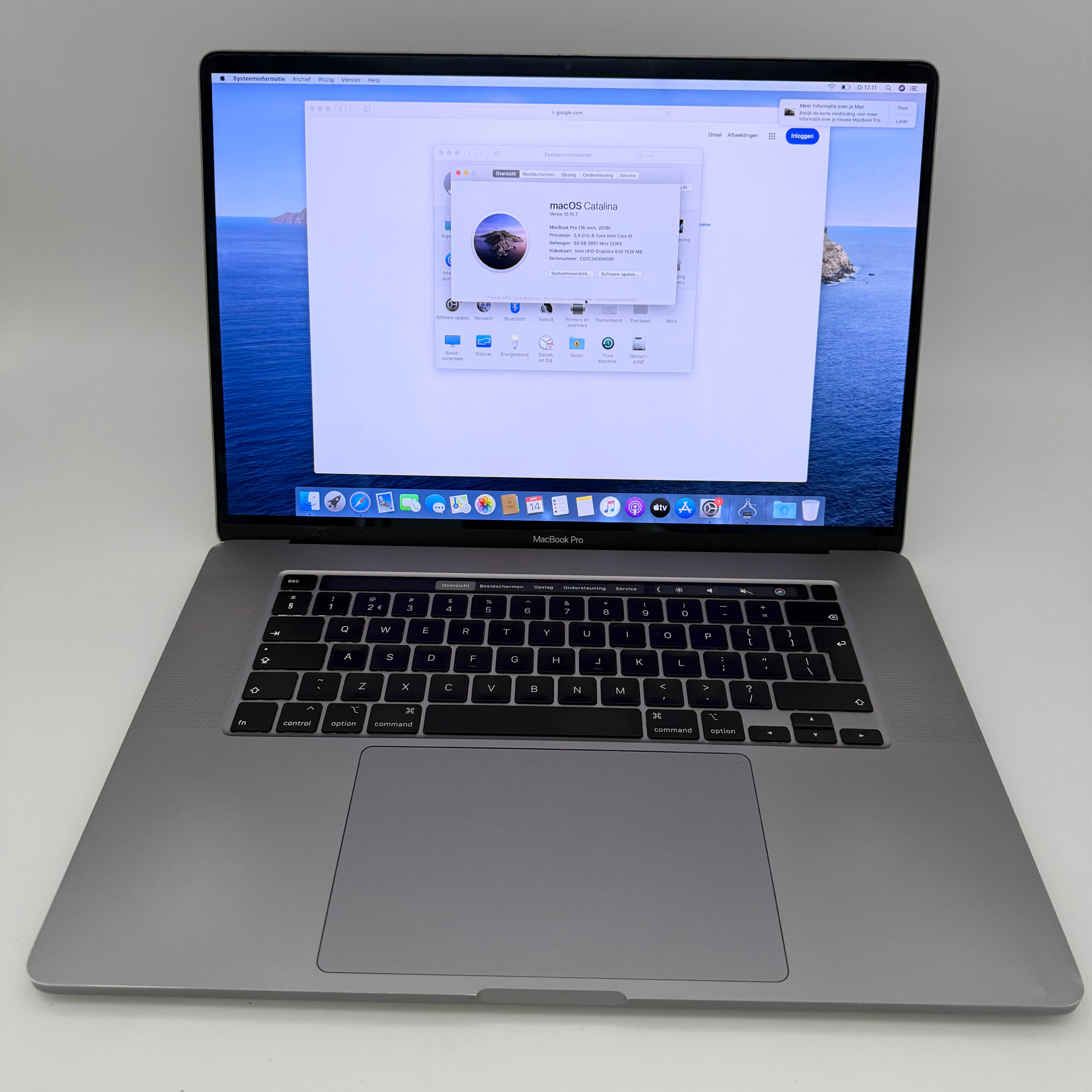 Apple MacBook Pro 16'' 2019 A2141 64gb 1TB Space grey