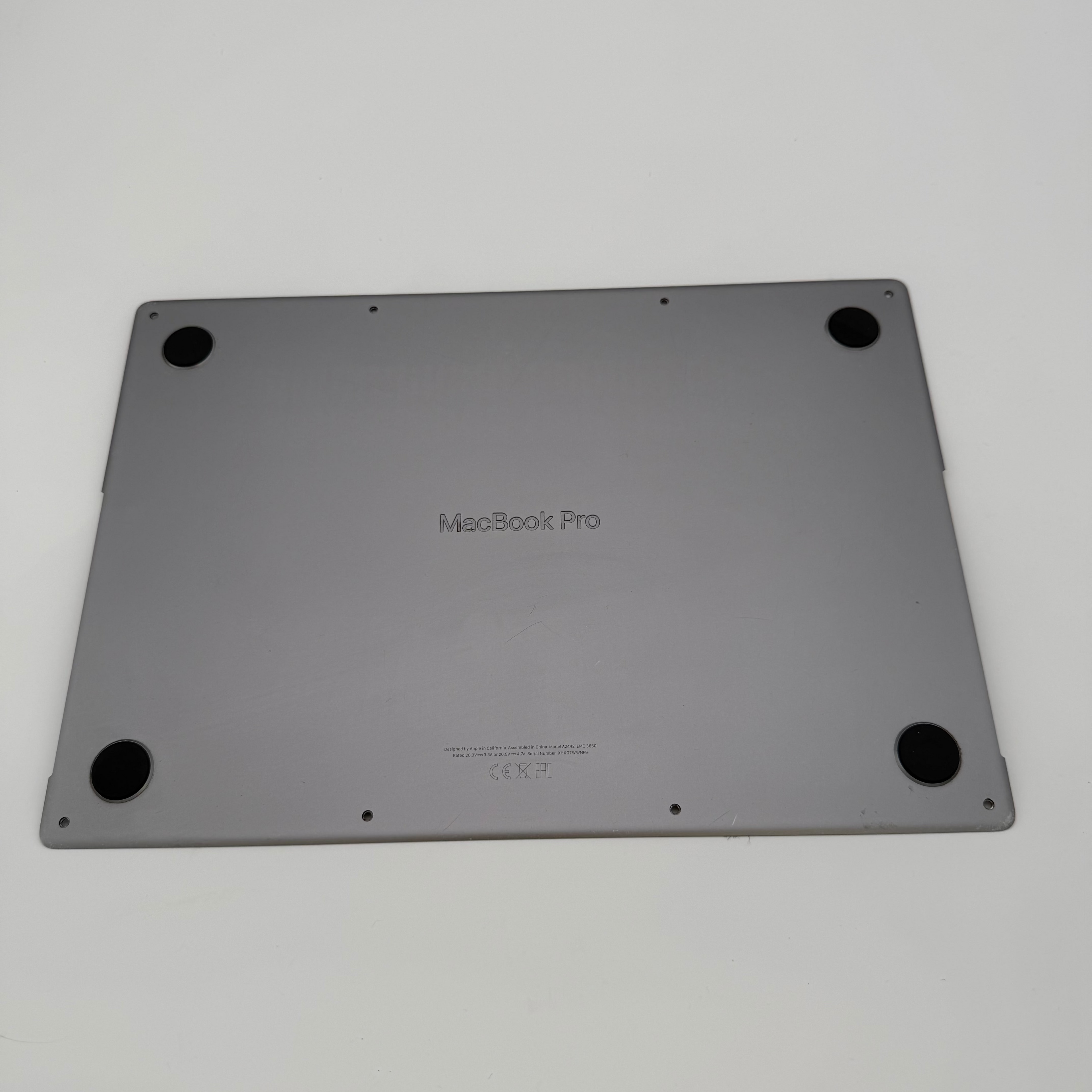 MacBook Pro M1 Pro 14'' (A2442) Bottomcase | Onderplaat Space grey