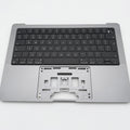 MacBook Pro M1 Pro 14'' 2021 (A2442) Topcase toetsenbord Space grey